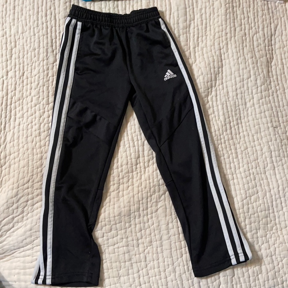 Adidas black athletic pants size 6
